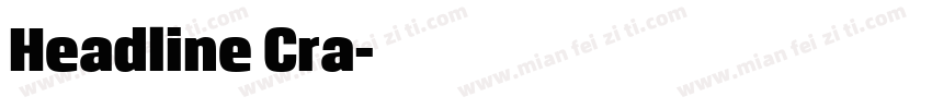 Headline Cra字体转换